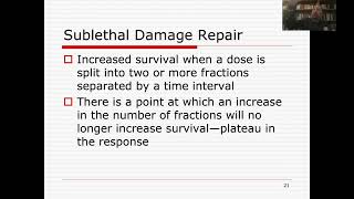 Lecture 9 Modification of radiation response [upl. by Ynneb675]