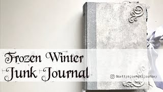 A Junk Journal Flick through  Frozen Winter [upl. by Aiclef569]