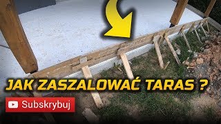 Jak zaszalować taras pod posadzki Budowa domu  zostaw 👍 [upl. by Aderf338]