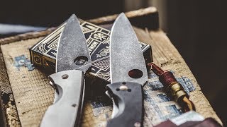 Customize Your KNIFE  How to Acid Etch and Stone Wash Knives  Its Sooo EASY [upl. by Carnahan]