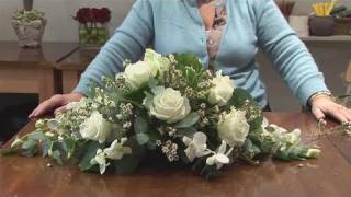 How To Do A Funeral Flower Arrangement [upl. by Ellenor]