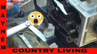 How to adjust valves on an OHV Briggs [upl. by Haduhey692]