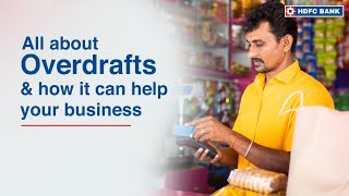 Learn What an Overdraft Facility is and How It Can Help Your Business Grow  HDFC Bank [upl. by Raleigh381]