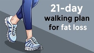 21 Day Walking Plan That Will Help You Lose Weight [upl. by Tcideneb]