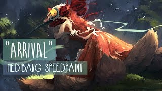 Arrival  SPEEDPAINT  Medibang Paint Pro [upl. by Artiek564]