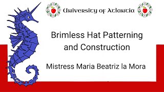 Brimless Hat Patterning and Construction [upl. by Ayatahs]