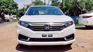 HONDA AMAZE E MT PLATINUM WHITE Basic Variant  Honda AMAZE Starting model [upl. by Jotham]