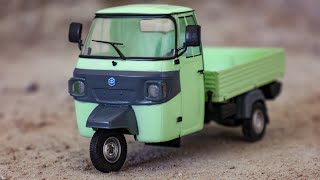 Unboxing Of Mini Piaggio Ape Classic 132 Italeri Diecast Model Auto Rickshaw [upl. by Evered]