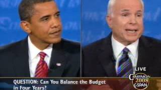 CSPAN Third 2008 Presidential Debate Full Video [upl. by Oca]