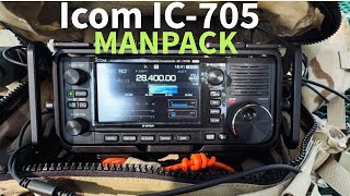 Icom IC705 Manpack [upl. by Nassah]