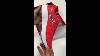 Unboxing Saucony Jazz 20 Viz RedGrey [upl. by Hally]