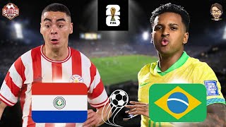 PARAGUAI x BRASIL AO VIVO A Batalha pelas Eliminatórias [upl. by Ycnalc992]