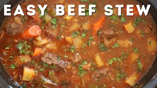 Easy Homemade Beef Stew  Best Beef Stew Recipe [upl. by Eelrak556]