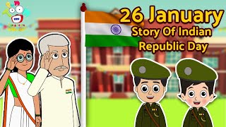 26 January  Story Of Indian Republic Day  English Moral Story  English Animated  English Cartoon [upl. by Haymo947]