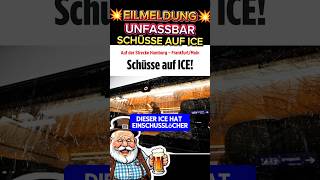 💥EIL💥SCHÜSSE AUF ICE⚡ ice deutschland afd deutschebahn zug hamburg frankfurt politik weidel [upl. by Yuille]