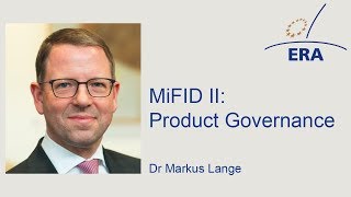 MiFID II Product Governance [upl. by Eidoow]