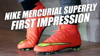 Nike Mercurial Superfly IV 2014 Handson and First Impression [upl. by Notyrb723]