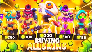 Alle Skins in Brawl Stars Kaufen 💰💸 [upl. by Wilkey288]