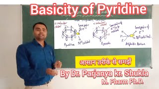 Basicity of Pyridine  Comparison of Basicity of Pyridine Pyrrole amp Aliphatic Amines  In Easy Way [upl. by Schmidt738]