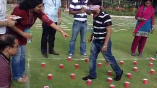 Team Building Activities  Blind Fold [upl. by Ehav]