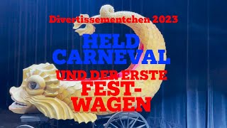 Held Carneval und der erste Wagen im Rosenmontagszug  Fastelovend zesamme Divertissementchen 2023 [upl. by Isaacson409]