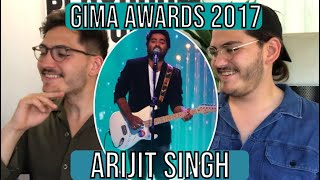 Twin Musicians REACT  Arijit Singh  LIVE at GIMA Awards 2017 [upl. by Ttezil]