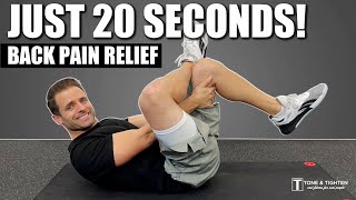 6 Exercises To Relieve Back Pain In 9 Minutes  FOLLOW ALONG [upl. by Esaele]