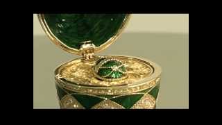 Faberge Easter Egg with egg pedant inside by Keren Kopal pop art decoration [upl. by Caputo]