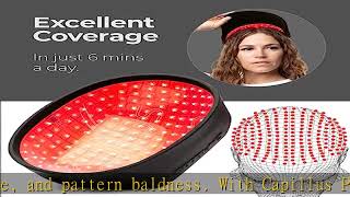 CapillusPlus Mobile Laser Therapy Cap for Hair Regrowth  NEW 6 Minute FlexibleFitting Model  FDA [upl. by Oneg]