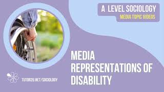 Media Representations of Disability  Media  AQA ALevel Sociology [upl. by Daune]