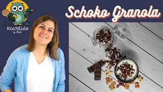 Schoko Granola mit Nüssen  selbstgemachtes Müsli  einfach lecker Thermomix® TM6 TM5 ♥️ 𝑲𝒐𝒄𝒉𝑬𝒖𝒍𝒆 [upl. by Koh]