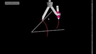 GCSE Maths 9  1  Bisecting Line and Angle Bisector [upl. by Adanar]