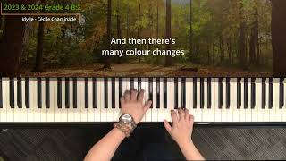 ABRSM Piano 2023 amp 2024 Grade 4 B2  Idylle by Cécile Chaminade [upl. by Ybsorc935]