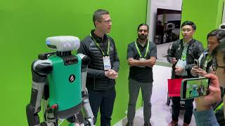 Agility Robotics  Humanoid quotDigitquot at GTC2024 exhibition hall [upl. by Varini]