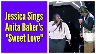 Jessica Sings Anita Bakers quotSweet Lovequot  Rickey Smiley Karaoke Night [upl. by Ahsin232]