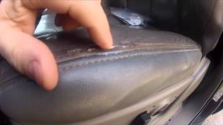 Attempted Leather Repair Using No Heat leather amp Vinyl Repair Kit [upl. by Calore480]