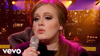 Adele  Lovesong Live on Letterman [upl. by Nekal]