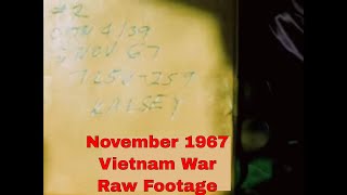 VIETNAM RAW FOOTAGE HOME MOVIE NOVEMBER 3 1967 BATTLE OF DAK UH1 HUEY HELICOPTERS 83544 [upl. by Magdalene]