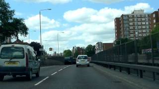 Driving from Gants Hill to Central London part 1 [upl. by Nnylirej]