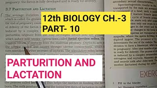 Class 12 biology chapter 3part 10parturition and lactationby study with farru [upl. by Secundas41]