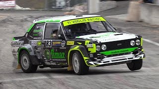 Paolo Diana Fiat 131 Racing Proto Screaming Engine amp Show at RallyLegend [upl. by Annid]