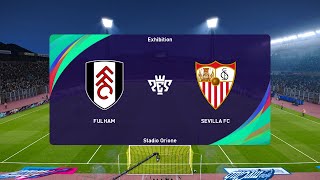 Fulham vs Sevilla 05082024 Club Friendlies PES 2021 [upl. by Lebasile]