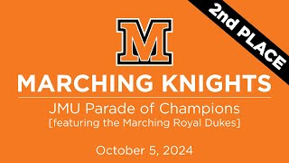 Marching Knights JMU Parade of Champions 2024 [upl. by Llennod619]