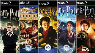 TOP 6 BEST HARRY POTTER GAMES FOR PS2PLAYSTATION 2 [upl. by Arrimat]