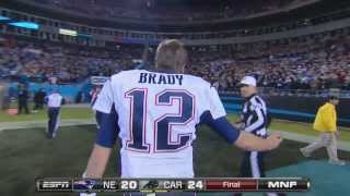 Tom Brady yelling at Refs at the end of the game [upl. by Neesay]