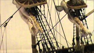 HMS BOUNTY MODEL SHIP PART 11 FINISHED [upl. by Dorsey]