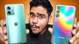 Samsung M34 5G vs Moto G64 5G ReviewFull Comparison Best phone under ₹15000 [upl. by Jennette]