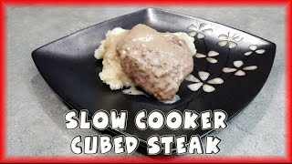 Slow Cooker Cubed Steak [upl. by Lahcim440]