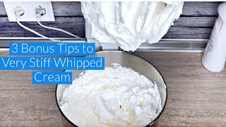 STABILIZED WHIPPED CREAM WITHOUT GELATIN [upl. by Ahsinad404]