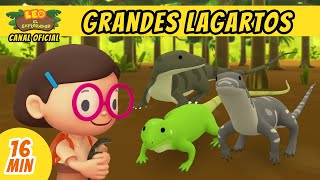 Grandes Lagartos Episodio Compilación Español  Animación  Familia  Niños [upl. by Pestana]